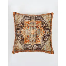 Art Avenue Brown & Beige Ethnic Motifs Square Cushion Covers-picture-36