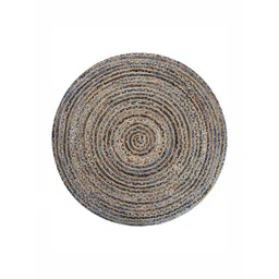 Art Avenue Freesia Blue Circular Shaped Hemp Carpet-picture-35