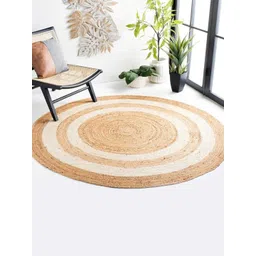 Art Avenue Raymonde Beige & White Braided Round Jute Rug-picture-22