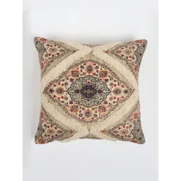 Art Avenue White & Orange Floral Square Cushion Covers-image-44