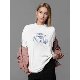 Art By Ritik Unisex Graphic Printed Round Neck Cotton Oversized T-shirt image 1