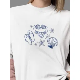 Art By Ritik Unisex Graphic Printed Round Neck Cotton Oversized T-shirt image 5