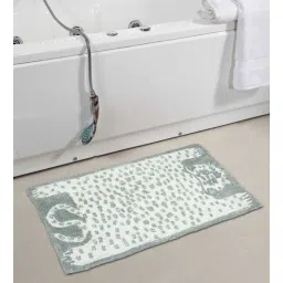 art india Grey Abstract Cotton 33 x 19 Inches Hand Woven Door Mat-picture-13