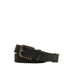 Art N Vintage Black Leather Waist Belt For Men-picture-10