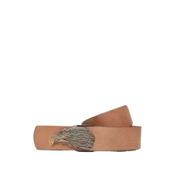 Art N Vintage Brown Leather Waist Belt For Men-picture-17