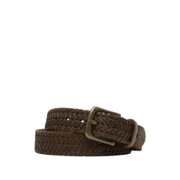 Art N Vintage Brown Leather Waist Belt For Men-picture-24