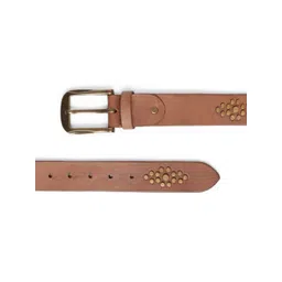 ART N VINTAGE Men Embellished Leather Belt image 3