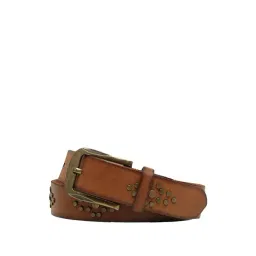 Art N Vintage Tan Leather Waist Belt For Men-picture-32