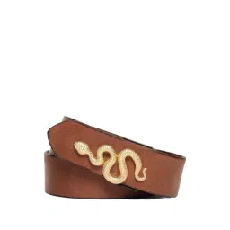 Art N Vintage Tan Leather Waist Belt For Men-picture-22