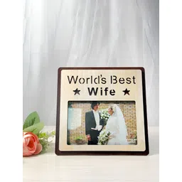 Art Street Beige & Brown 1 Pieces MDF Table Photo Frames-picture-37