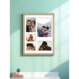 Art Street Beige & White 5 Openings Wooden Wall Photo Frame-picture-16