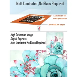 Art Street Black & Gold-Toned 1 Piece Synthetic Wood Religious Wall Paintings image 5