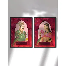 Art Street Black & Red 2Pcs  Other Wall Paintings-picture-20
