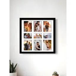 Art Street Black & White 9 Openings Wooden Wall Photo Frame-picture-39