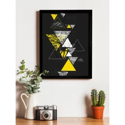 Art Street Black & White Printed Synthetic Wood Framed Individual Wall Art-picture-12