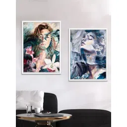 Art Street Black & White Synthetic Wood Wall Art For Home D¿cor-picture-14