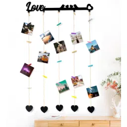 art street Black Jute Single Pc Decorative Clip Photo Frames-picture-24