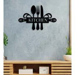 art street Black Kitchen Wooden Wall Decor-picture-15