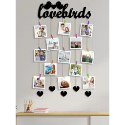 Art Street Black Love Birds Plaque Picture Collage Wall Decor-picture-10