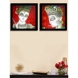 Art Street Black Set Of 2 Wall Painting-image-41