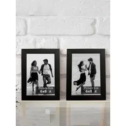 Art Street Black Set of 2 Wooden Table Photo Frames-image-16