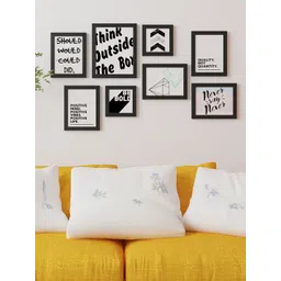 Art Street Black Set Of 8 Art Street Quotes Wall Art-picture-20