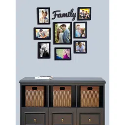 Art Street Black Set of 8 Family Wall Photo Frame Photo Frames-image-38