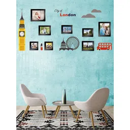 Art Street Black Solid Set Of 8 Wall Photo Frames-picture-24