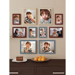 Art Street Blue & Beige 10 Pieces Photo Frames-picture-23