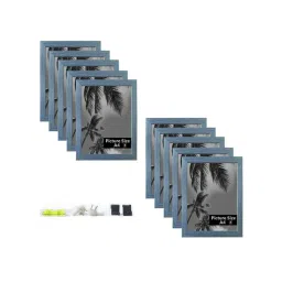 Art Street Blue Engineered Wood A4 Size Certificate & Document Photo Frames - Set of 10-picture-143
