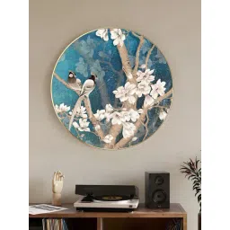 Art Street Blue Synthetic Wood Wall Art-picture-17