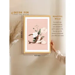 Art Street Boho Floral Yoga Woman Wall Painting-picture-10