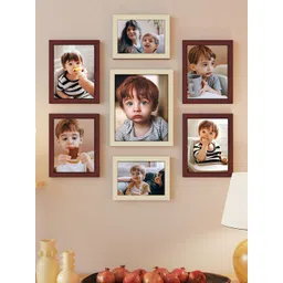 Art Street Brown & Beige 7 Pieces Wall Photo Frames-picture-38