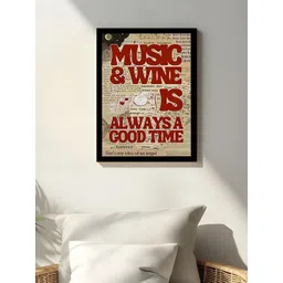 Art Street Brown & Black Single Piece MDF Wall Paintings-picture-34