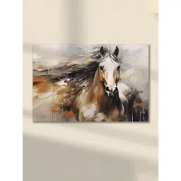 Art Street Brown & White Canvas Birds and Animals Wall Art-picture-41