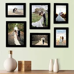 Art Street Decorous black wall photo frames- set of 6 individual photo frames-picture-14
