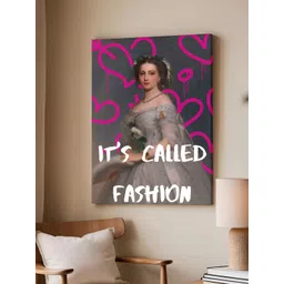 Art Street Feminist Altered Stretch Pink And White Millennials Canvas Wall Art-picture-17