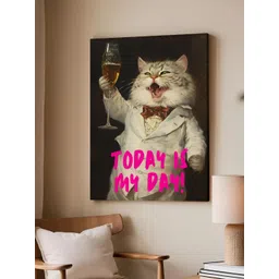 Art Street Feminist Altered Stretch Pink And White Millennials Canvas Wall Art-picture-18