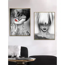 Art Street Gold, Black & White Synthetic Wood Wall Art For Home D¿cor-picture-25