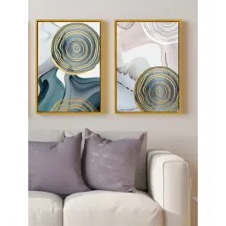 Art Street Gold Canvas Wall Art - Set of 2-picture-18