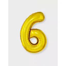 Art Street Gold-Colored Number 6 Foil Helium Balloon- 40.64 cm-picture-35