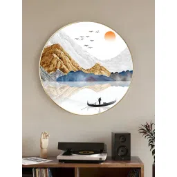 Art Street Gold Synthetic Wood Wall Art-picture-35