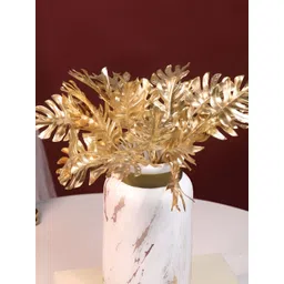 Art Street Gold-Toned Monstera Leaves Stem Artificial Plant-picture-38