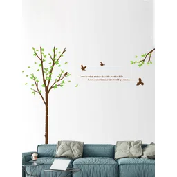 Art Street Green & Brown Birds & Tree Decals and Stickers-picture-27