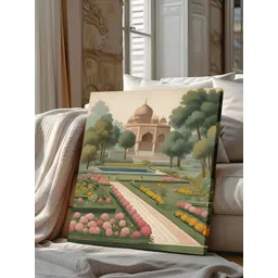 Art Street Green & Brown Floral & Botanical Printed Canvas Wall Art-picture-25