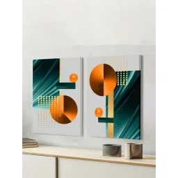 Art Street Green Synthetic Wood Wall Art-picture-43