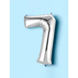 Art Street Grey 7 Number Foil Helium Balloon-picture-36