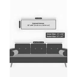 Art Street Grey & Black 1 Piece Canvas Other Wall Paintings image 5