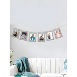 Art Street Grey & White 5 to 7 Pieces Paper Wall Photo Frames image 1
