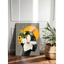 Art Street Grey & White Canvas Painting Wall Art-picture-18